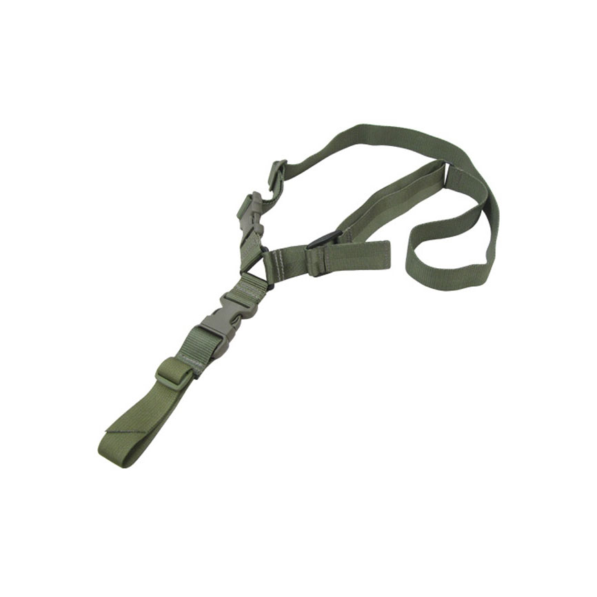 1" X 42" Olive Drab Nylon Rifle Sling - Light Duty, Two-Point, US Made (OD Green)
