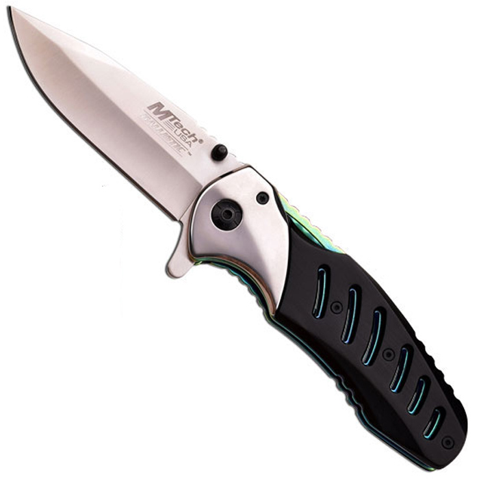 M-Tech USA Rainbow-Finish Pocket Knife | Valley Combat