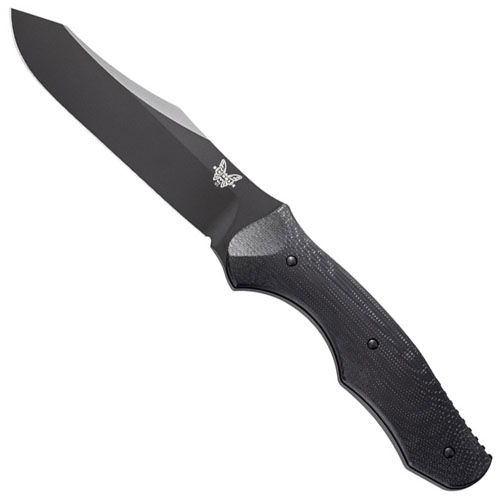 Benchmade Osborne Contego Black Fixed Blade Knife