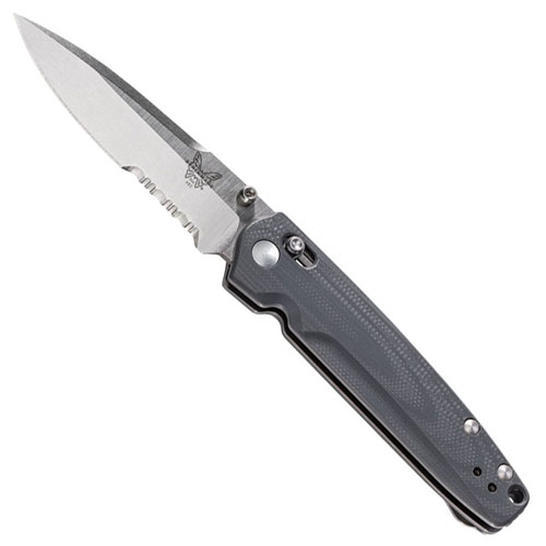 Benchmade Valet Axis Satin Combo Blade Folding Knife