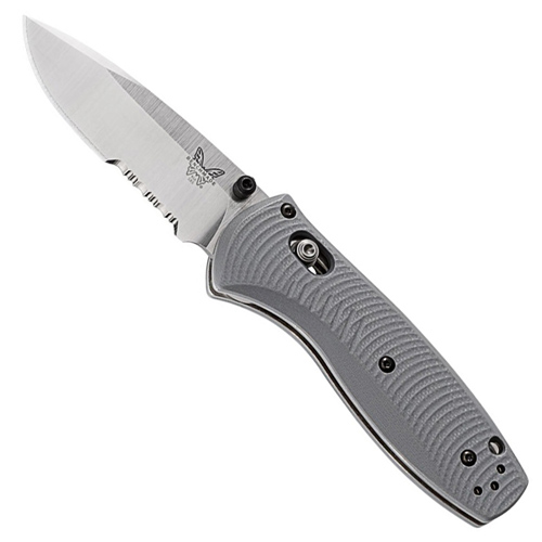 Benchmade Mini Barrage AXIS-Assisted Combo Edge Knife