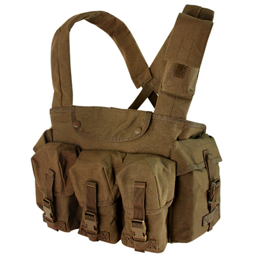 Condor 7 Pocket Chest Rig - Coyote Brown
