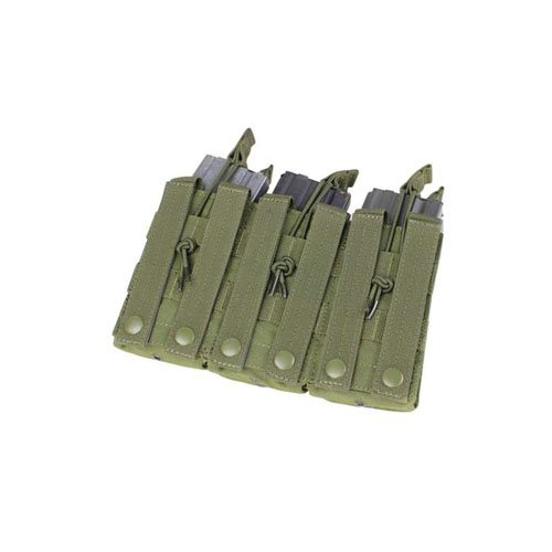 Condor Triple M4 Open-Top Mag Pouch (Olive Drab)