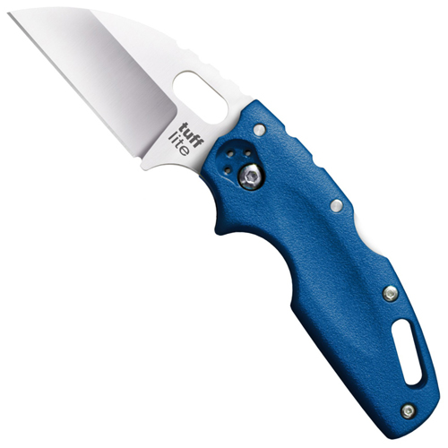 Cold Steel Tuff Lite Plain Folder Knife (Blue)