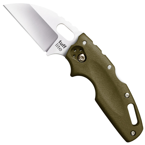 Cold Steel Tuff Lite Plain Folder Knife (OD Green)