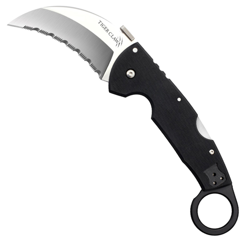 Cold Steel Tiger Claw 3.5 mm Serrated Edge Folding Knife