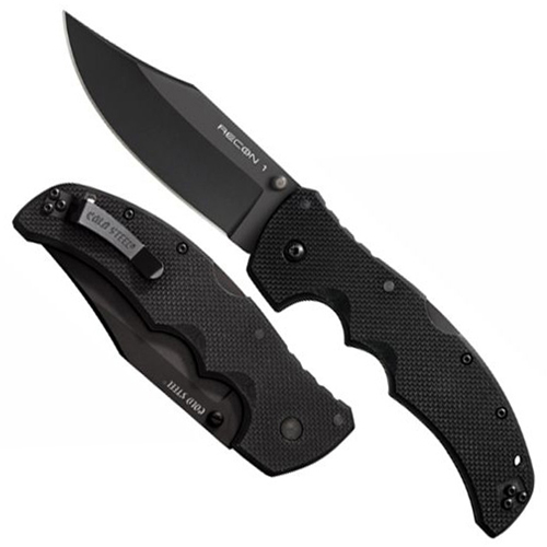 Cold Steel Recon I Clip Point Plain Edge Folding Knife