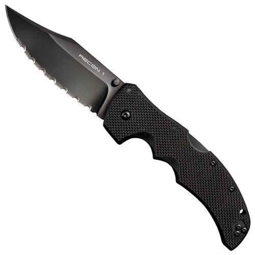 Cold Steel Recon 1 Clip Point Serrated Folding Knife