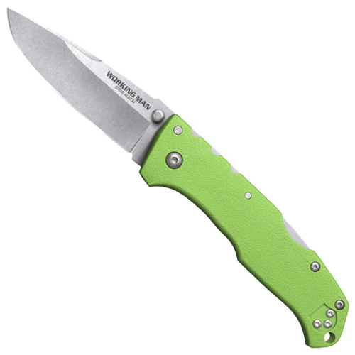 Cold Steel Working Man Folding Knife - Neon Green