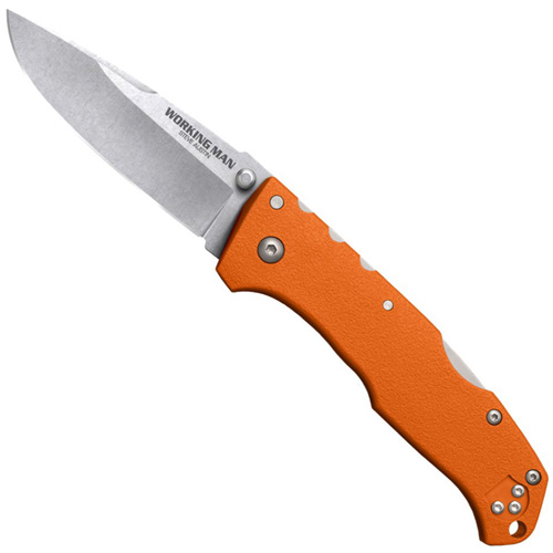 Cold Steel Working Man Folding Knife - Blaze Orange