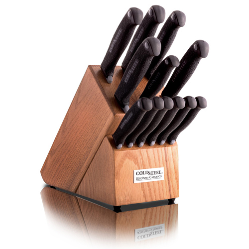 Cold Steel Wood Block for Kitchen Cutlery