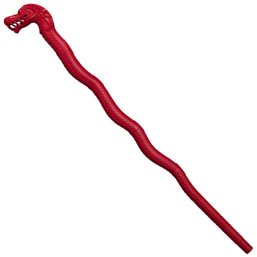Cold Steel Dragon Walking Stick - Red