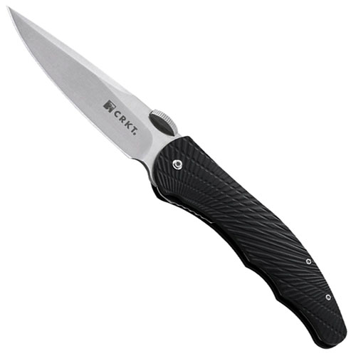 CRKT Lerch Enticer OutBurst Satin Blade Razor-Sharp Edge Folding Knife