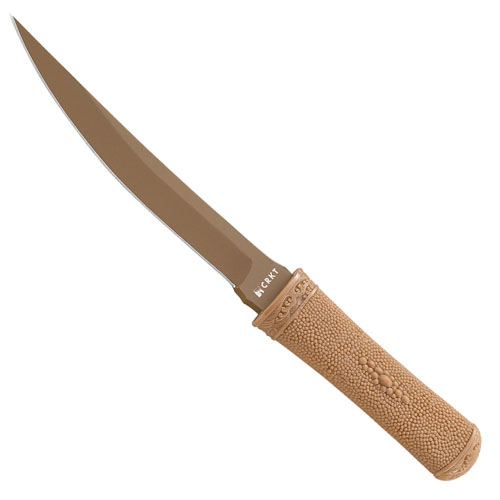 CRKT 2907D Hissatsu Tan Fixed Blade Knife