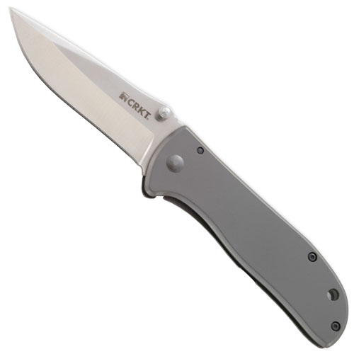 CRKT Drifter Large Drop Point Plain Blade Folding Knife