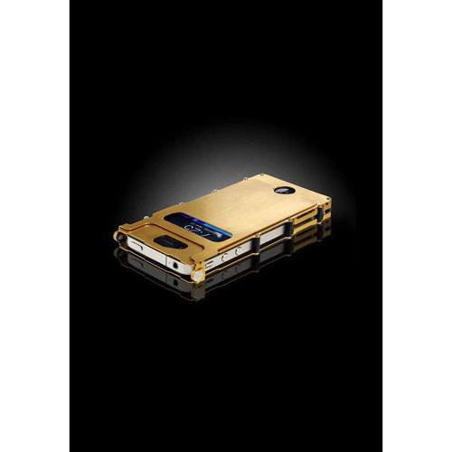 CRKT iNoxCase Stainless Steel iPhone 4 CaseGold