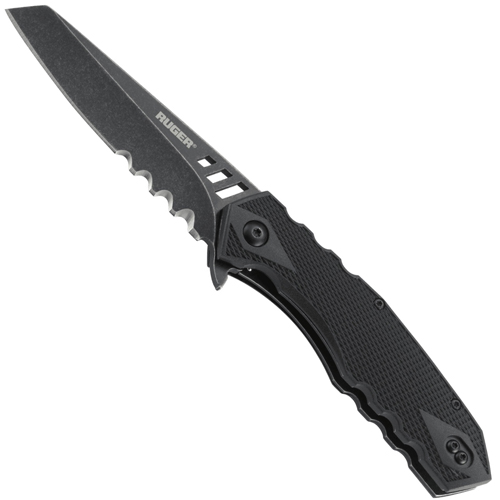 Ruger Follow-Through Compact Tanto Knife - Serrated Edge