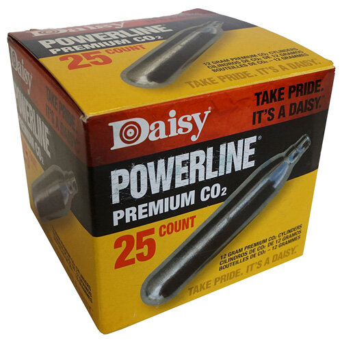 Daisy 25pcs PowerLine CO2 Cylinders