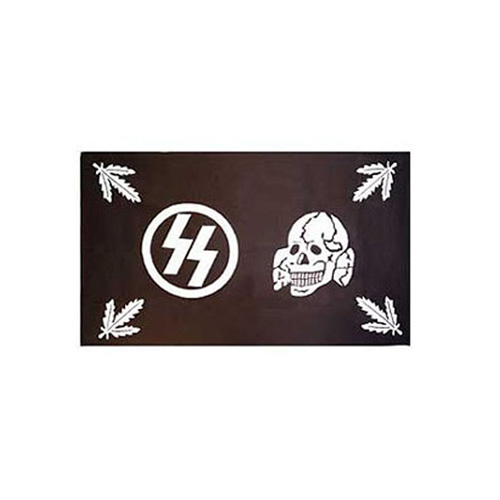 Flag 3ftx5ft WWII Germ SS Skull