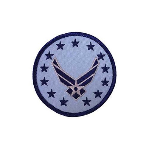 Patch USAF Logo Wings RND