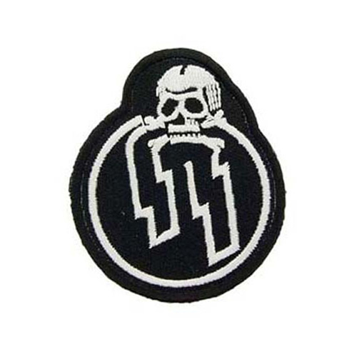Wwii German Ss With Skul 3 Inch Patch