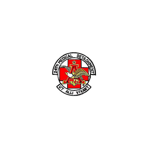 Patch 3 Inch Army 247th Med.Det.