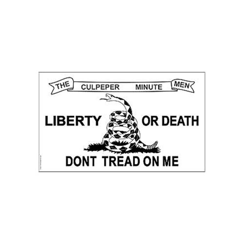 Dont Tread On Me White Flag