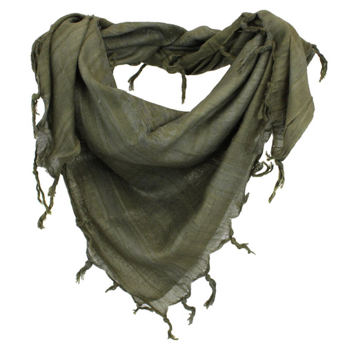 Shemagh Solid Colour Arab Scarf (Olive Drab)