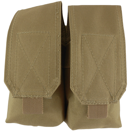 Double Rifle Mag MOLLE Pouch (Tan)
