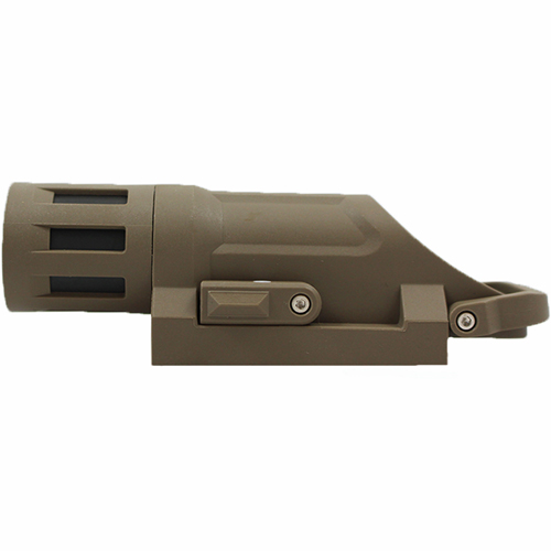 Tactical Mounted Flashlight for 20mm Rail (Tan)