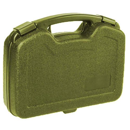 Small Hard Plastic Olive Gun Case