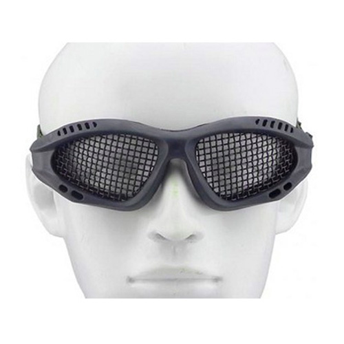 Wire Mesh No Fog Goggles (Black)