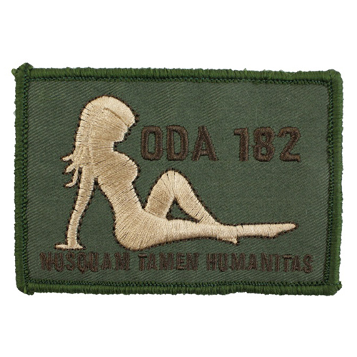 ODA 182 Girl Tactical Patch (Olive Drab)