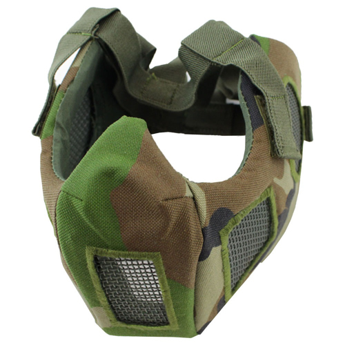 Tactical Half Face Mask Woodland