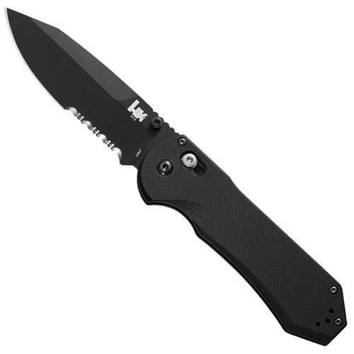 Heckler & Koch AXIS Serrated Folding Knife (Black)