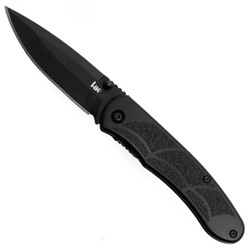 Heckler and Koch P30 Assisted Bt Thermoplastic Handles Plain Blade Folding Knife