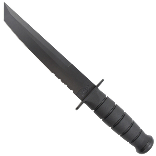 Ka-Bar 2-1245-1 Black Tanto Fixed Blade Knife