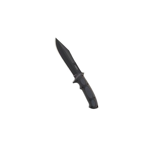 Ka-Bar 2-1275-8 Bull Dozier Black Hard Sheath Str Edge Fixed Blade Knife