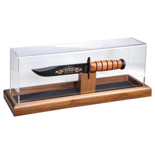Ka-Bar 2-1431-8 Dome Presentation Case Display 13 inch Fixed Blade Knife
