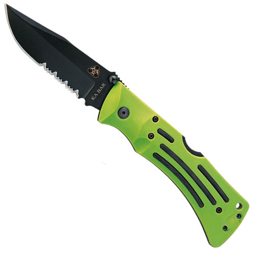 Ka-Bar 2-3059-2 Zombie Mule Serrated Edge Folding Knife