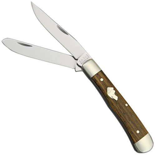 Ka-Bar 2-3211-4 Dogs Head Two Blade Trapper Folding Knife