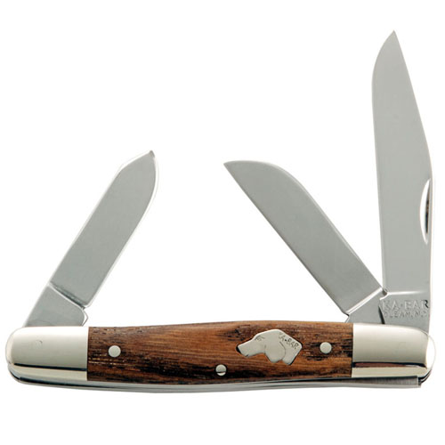 Ka-Bar 2-3313-5 Dogs Head Three Blade Stockman Folding Knife