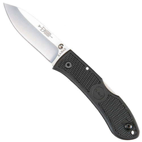 Ka-Bar 2-4072-0 Dozier Mini Black Zytel Handle Plain Folding Knife