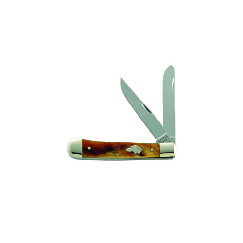Ka-Bar 2-8211-9 Dogs Head Two Blade Trapper Folding Knife