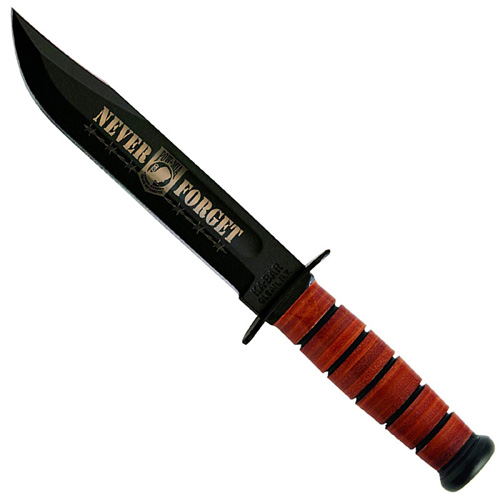Ka-Bar Pow Mia Army Fixed Blade Knife
