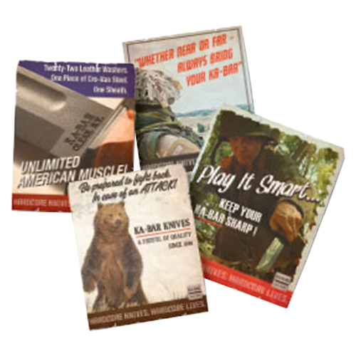 KA-BAR Knives - Retro Posters 4-Set