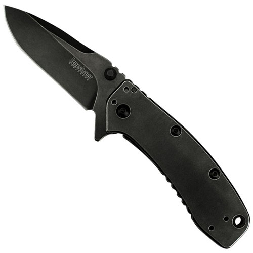 Kershaw Cryo II Blackwash Drop Point Folding Knife