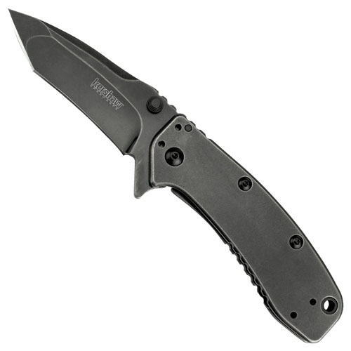 Kershaw Cryo II Blackwash Tanto Folding Knife