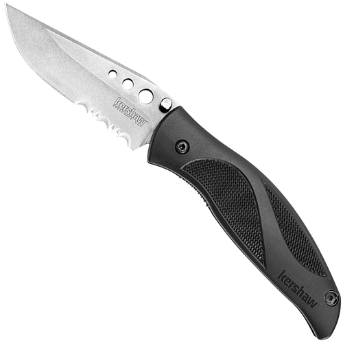 Kershaw Whirlwind Assisted Opening Serrated Folding Knife