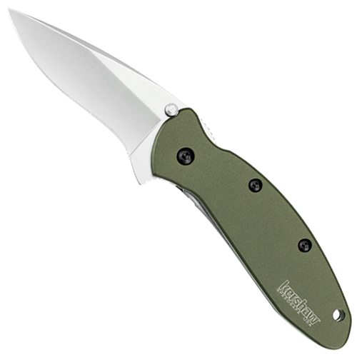 Kershaw Scallion-Aluminum Olive Drab Folding Knife